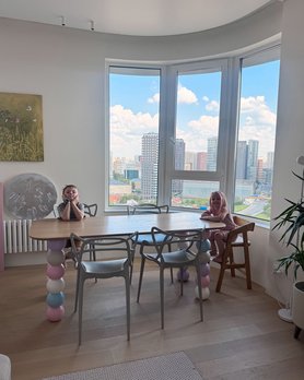 Стол MON с ножками Шары Арт.8841-3