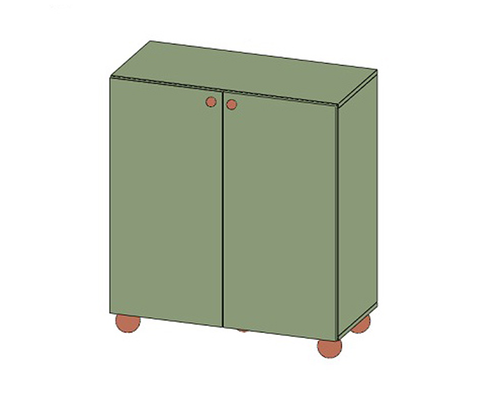 Тумба высокая на ножках Шар