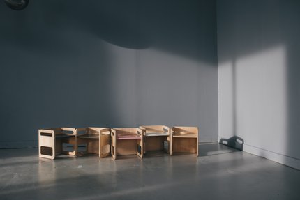 Стульчик детский деревянный "Куби"