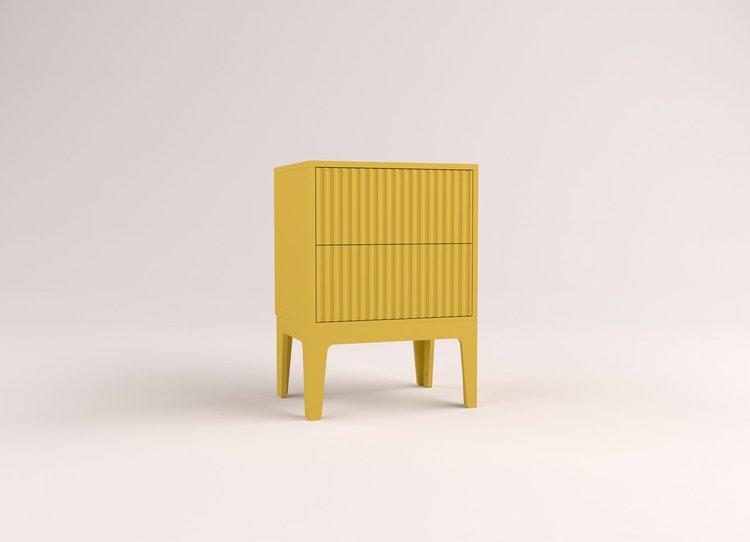 Тумба с объёмными полосками Flow в наличии